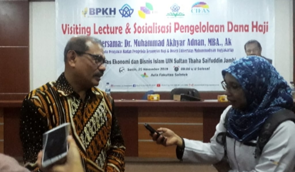 BPKH Sosialisasi Pengelolaan Dana Haji di Jambi