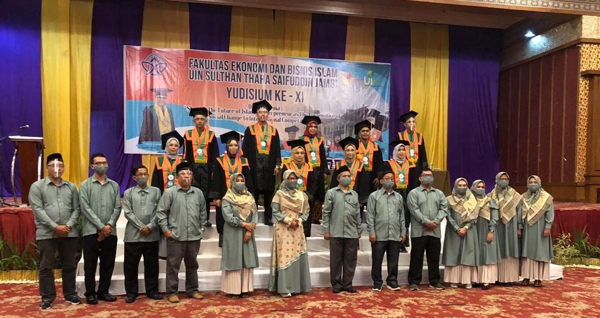 Yudisium XI FEBI UIN STS Jambi tahun 2020: Terapkan Protokol Kesehatan