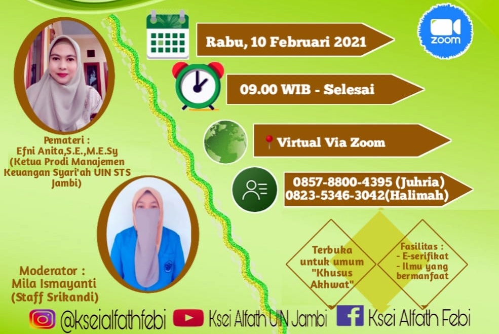 Launching Kajian Srikandi KSEI AL-FATH FEBI UIN STS Jambi