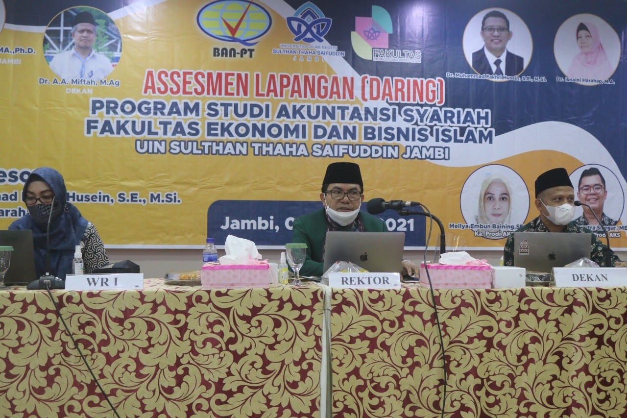 Assesmen Lapangan Daring Prodi Akuntansi Syariah Harapkan Hasil Terbaik