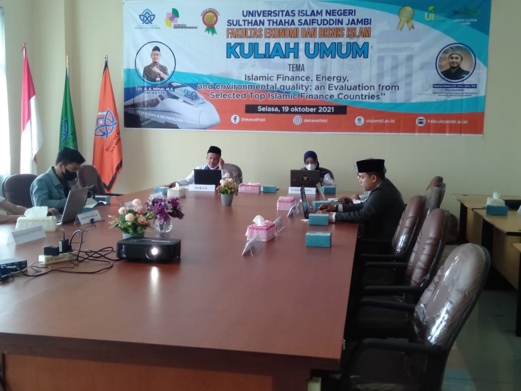 Kuliah Umum FEBI UIN Jambi dengan Tema Green Economy