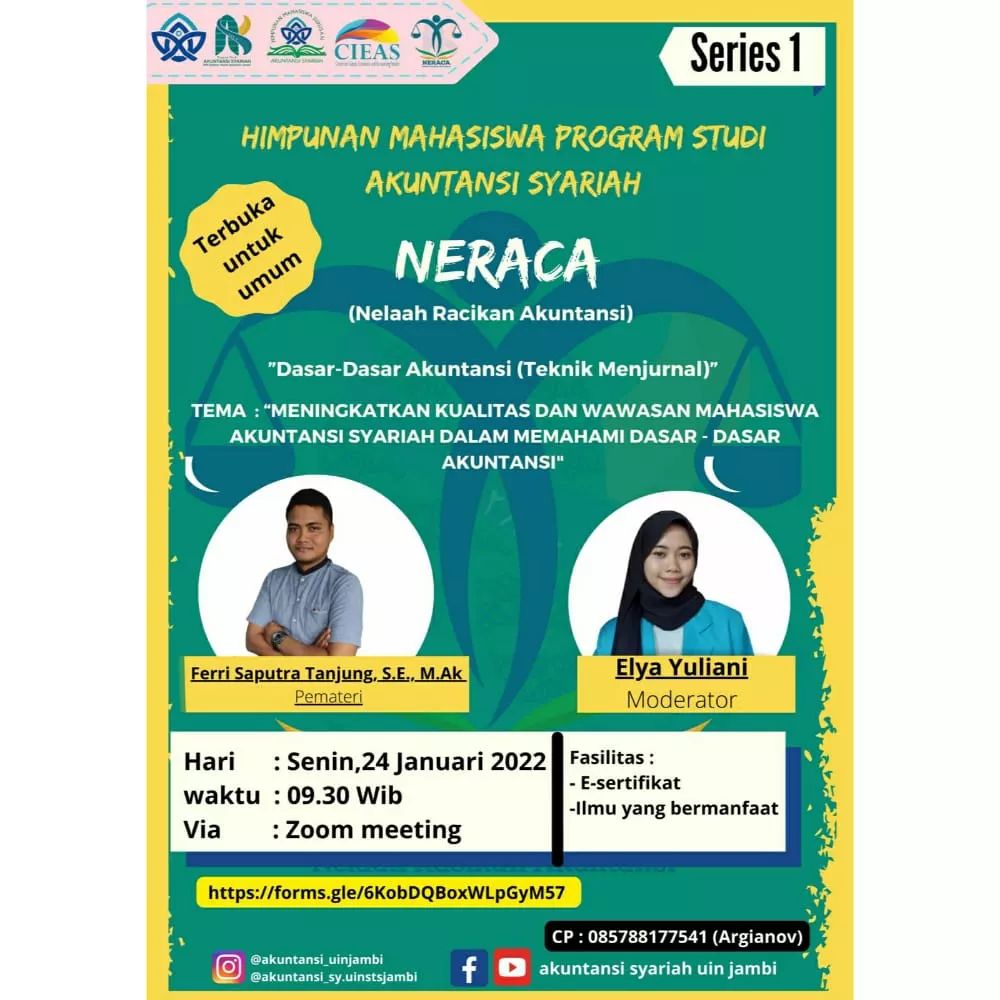 Prodi Akuntansi Syariah Melaunching NERACA (Nelaah Racikan Akuntansi)