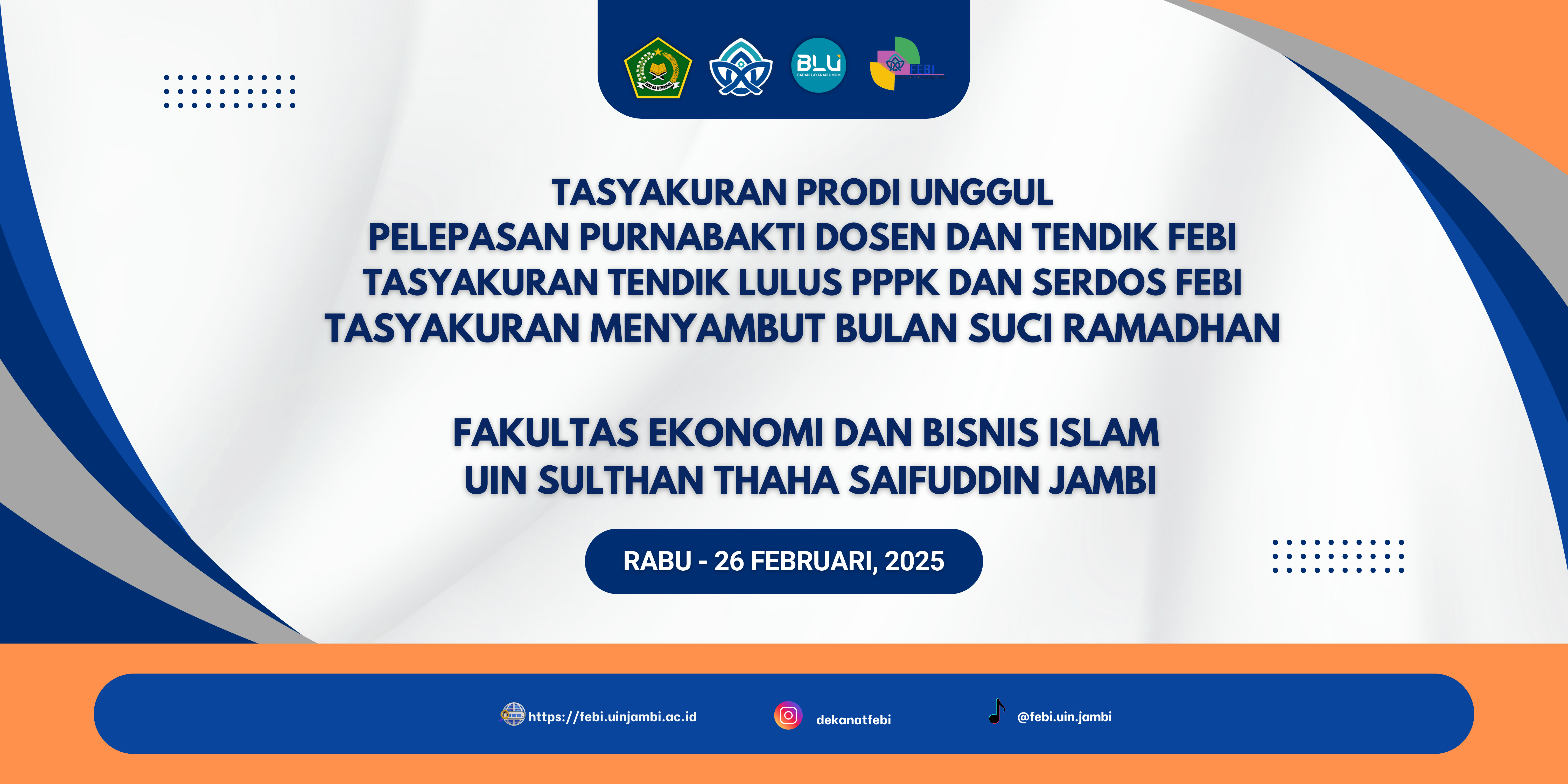 Raih Akreditasi Unggul FEBI Gelar Tasyakuran