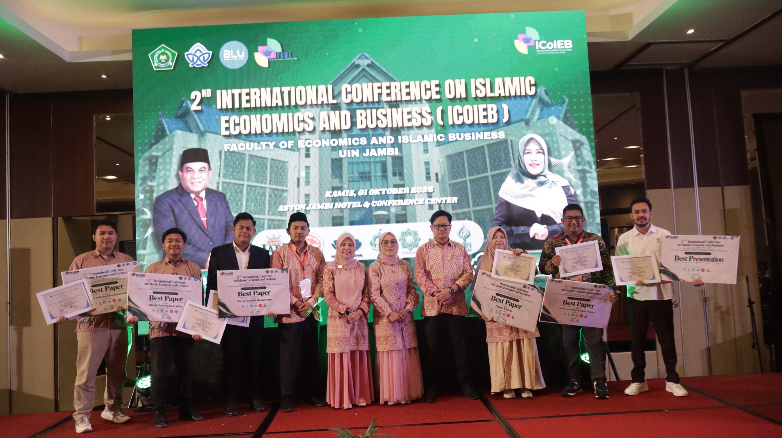 ICoIEB 2026 Anugerahkan Enam Best Paper, Tegaskan Komitmen terhadap Penguatan Riset Ekonomi dan Bisnis Islam